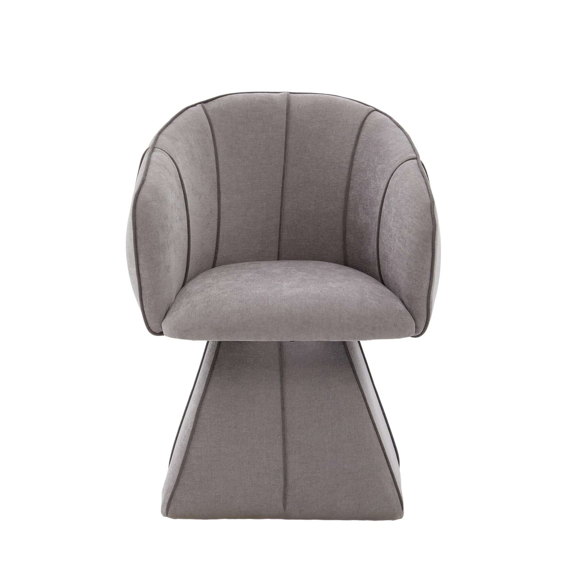 Wohnli Möbelsuche - DREHSTUHL 360° Chenille Ergonomischer Sessel Wohnzimmer & Schlafzimmer