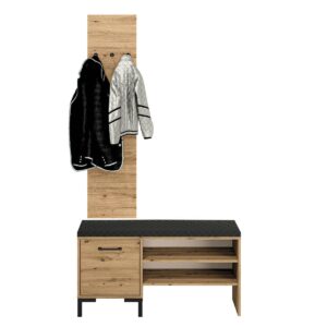 wohnli-moebel-suche-800001855173-1 EINGANGSMÖBEL Liora Holz Holzwerkstoff Petits-meubles Garderoben Braun