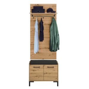 wohnli-moebel-suche-800001855176-1 EINGANGSMÖBEL Liora Holz Holzwerkstoff Petits-meubles Garderoben Braun