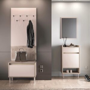 wohnli-moebel-suche-800001855185-1 EINGANGSMÖBEL Alos Kaschmir und Holz Holzwerkstoff Petits-meubles Garderoben Beige