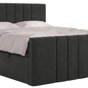 wohnli-moebel-suche-800001858898 Wohnli Möbelsuche - BOXBETT INERO DUO 140/200 - Dunkelgrau Stukture - Topper T25 - H4
