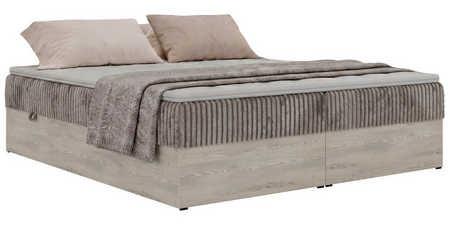 wohnli-moebel-suche-800001858933 Wohnli Möbelsuche - BOXBETT NORDIC ZERO 180/200 - Hellbraun Cord - Topper Visco - H3