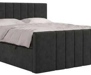 wohnli-moebel-suche-800001858940 Wohnli Möbelsuche - BOXBETT INERO DUO 180/200 - Dunkelgrau Stukture - Topper T25 - H4
