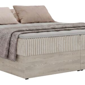wohnli-moebel-suche-800001859009 Wohnli Möbelsuche - BOXBETT NORDIC ZERO 180/200 - Beige Cord - Topper Visco - H3