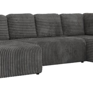 wohnli-moebel-suche-800001859191 Wohnli Möbelsuche - WOHNLANDSCHAFT NESSARO COR U Grau Cord - Rechts Seite