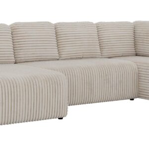wohnli-moebel-suche-800001859195 Wohnli Möbelsuche - WOHNLANDSCHAFT NESSARO COR U Beige Cord - Rechts Seite