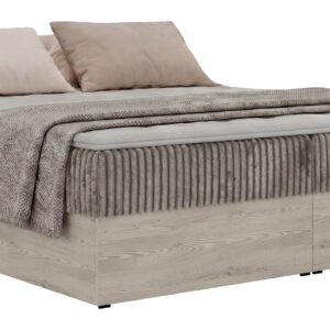 wohnli-moebel-suche-800001859267 Wohnli Möbelsuche - BOXBETT NORDIC ZERO 140/200 - Hellbraun Cord - Topper T25 - H4