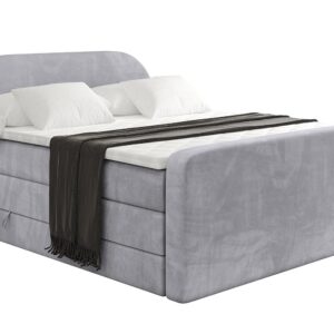 wohnli-moebel-suche-800001859445 Wohnli Möbelsuche - BOXSPRINGBETT mit Matratze und Lattenrost - NOX-Z KING-160x200 - Grau Monolith