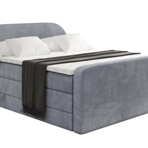 wohnli-moebel-suche-800001859492 Wohnli Möbelsuche - BOXSPRINGBETT mit Matratze und Lattenrost - NOX-Z KING-200x200 - Grau Casablanca