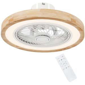 wohnli-moebel-suche-800001860580 Wohnli Möbelsuche - DECKENVENTILATOR mit Beleuchtung Eichenholz Naturholz