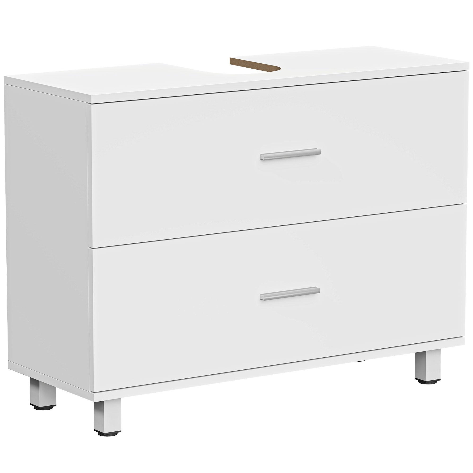 wohnli-moebel-suche-800001860942 Wohnli Möbelsuche - WASCHBECKENUNTERSCHRANK Spanplatte MDF Weiß