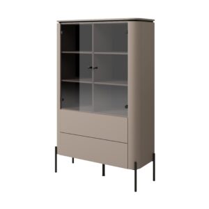 wohnli-moebel-suche-800001865076 Wohnli Möbelsuche - VITRINE BELVIO 160 / 98 cm in Beige
