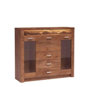 wohnli-moebel-suche-800001865093 Wohnli Möbelsuche - VITRINE ZERI 122 / 137 cm in Braun