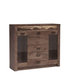wohnli-moebel-suche-800001865117 Wohnli Möbelsuche - VITRINE ZERI 122 / 137 cm in Braun