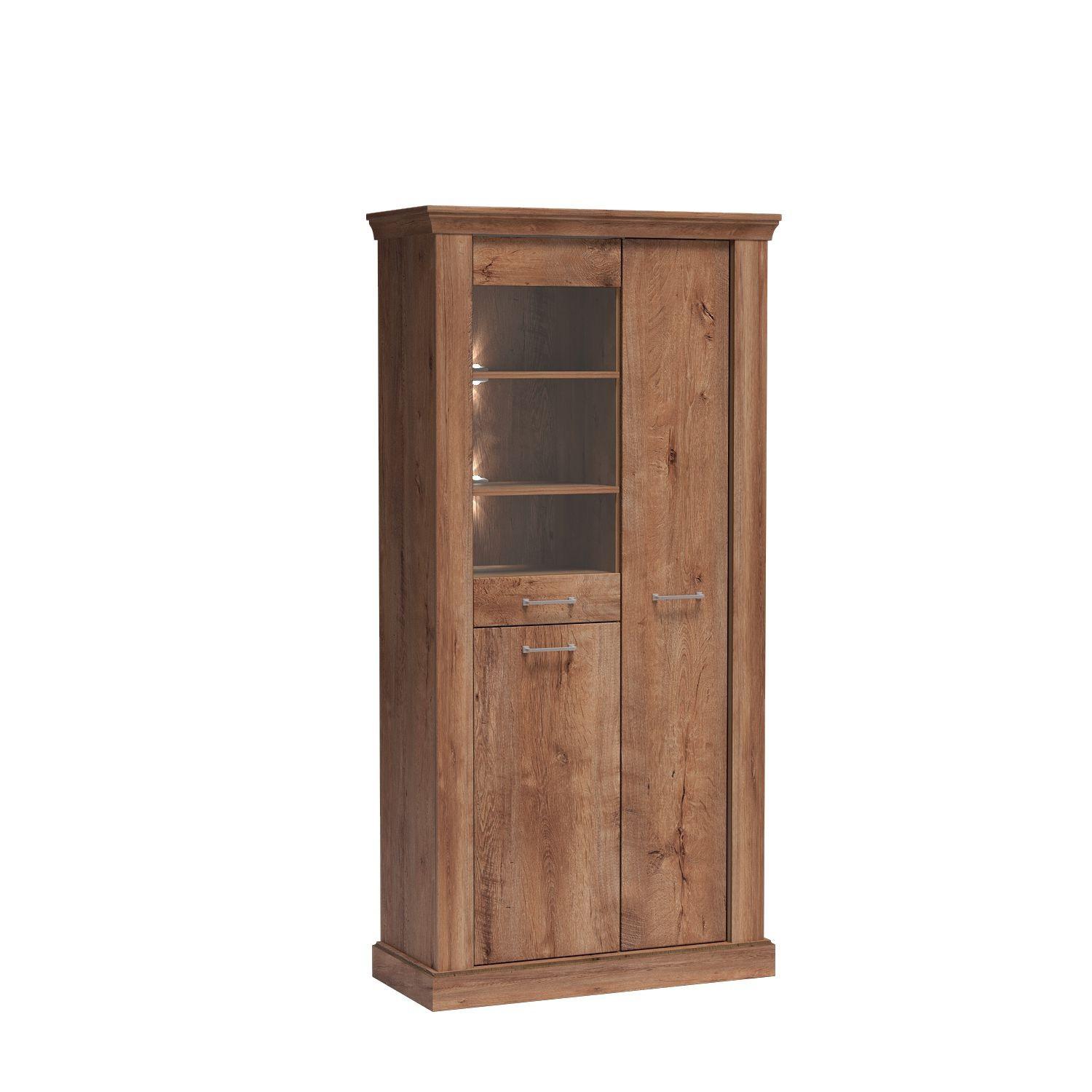 wohnli-moebel-suche-800001865347 Wohnli Möbelsuche - VITRINE DESIO 198 / 97 cm in Braun