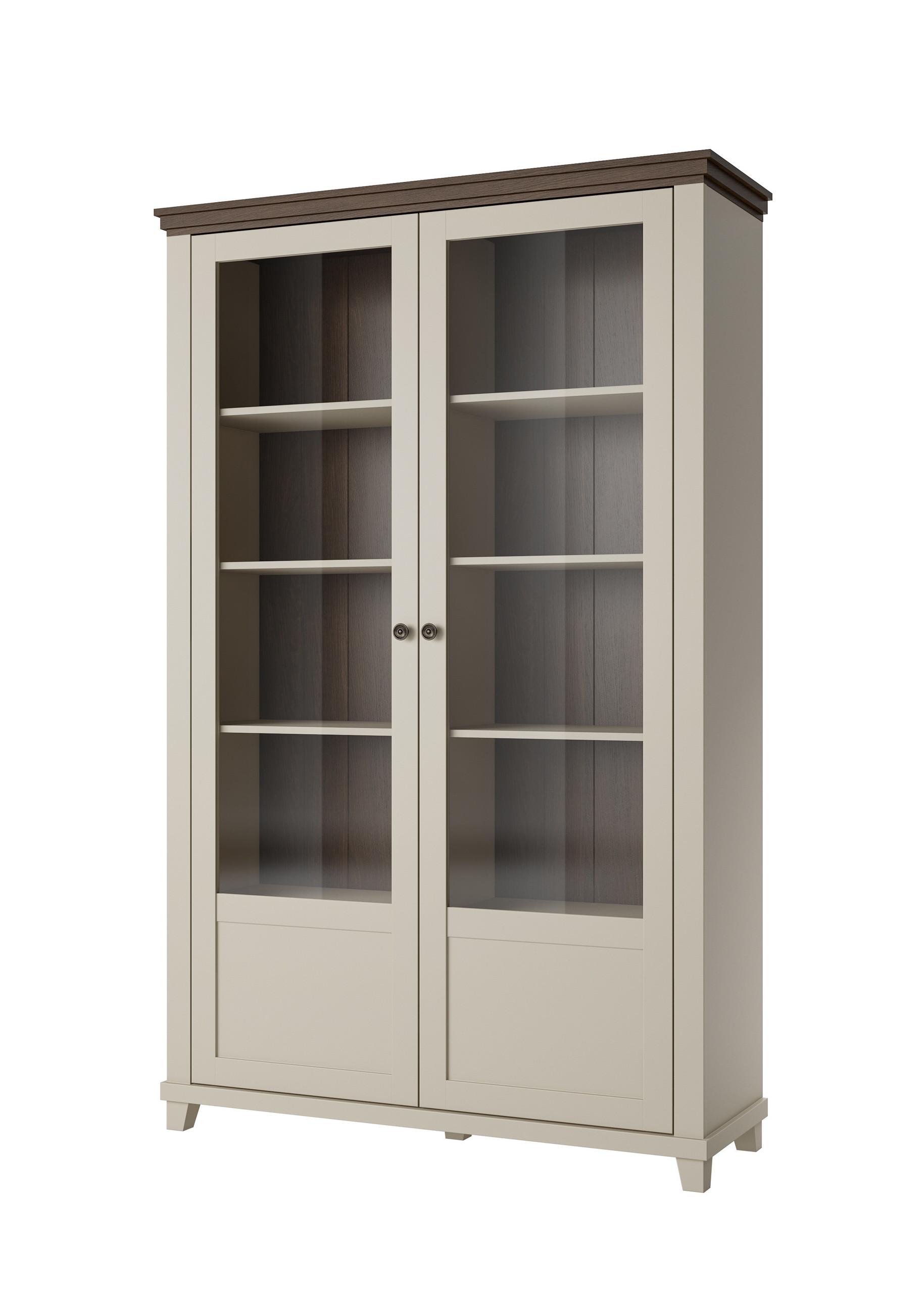 wohnli-moebel-suche-800001865504 Wohnli Möbelsuche - VITRINE EVANDRO 200 / 126 cm in Beige