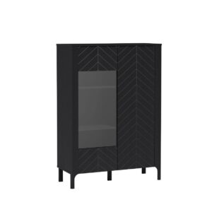 wohnli-moebel-suche-800001865554 Wohnli Möbelsuche - VITRINE ALICANTE 145 / 103 cm in Schwarz