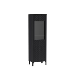 wohnli-moebel-suche-800001865557 Wohnli Möbelsuche - VITRINE ALICANTE 197 / 60 cm in Schwarz