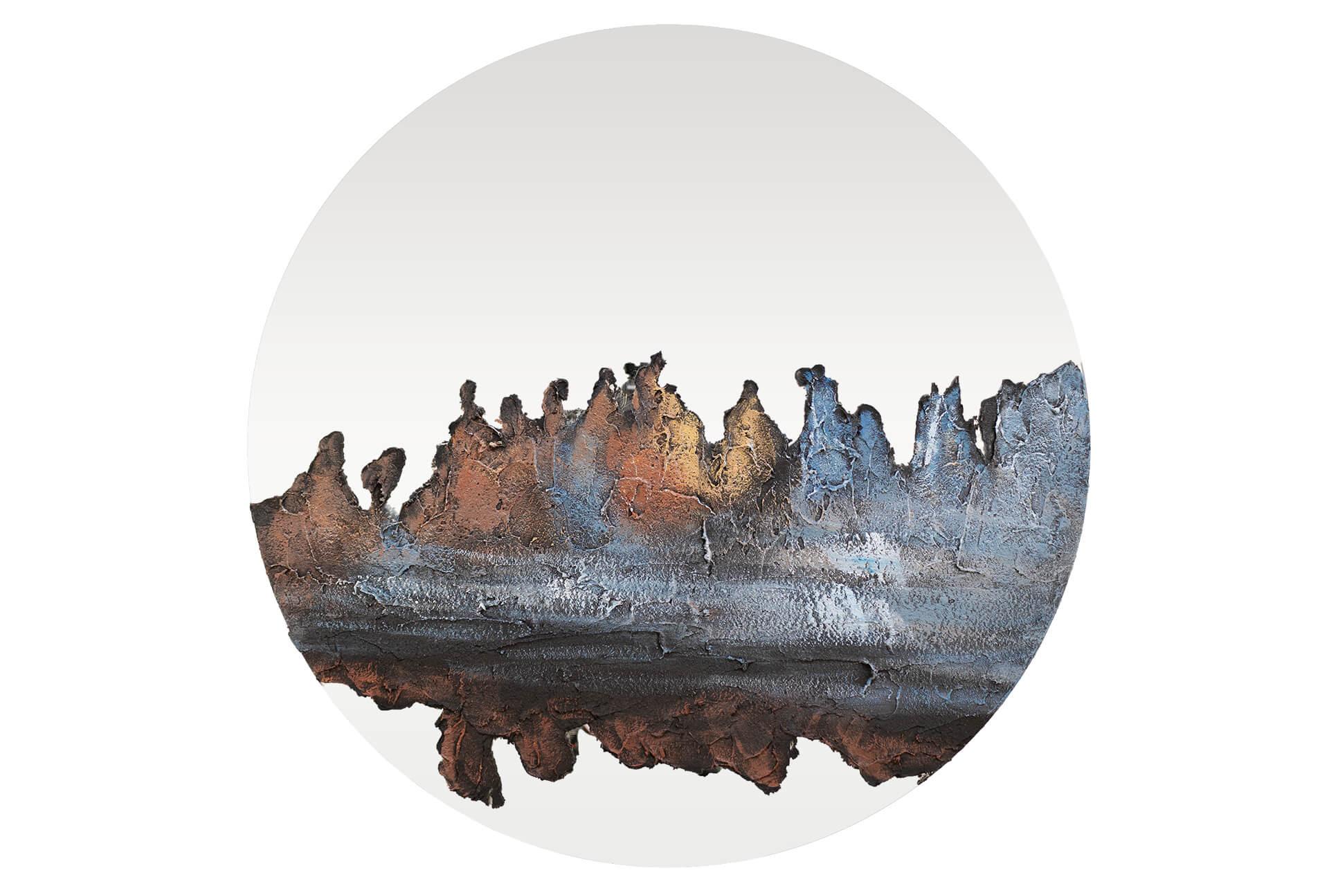 Wohnli Möbelsuche - WANDSPIEGEL Braun 60/60 cm