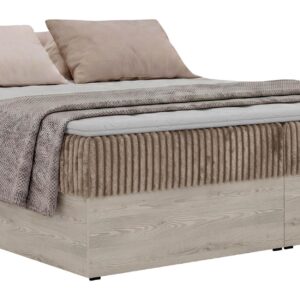 wohnli-moebel-suche-800001883122 Wohnli Möbelsuche - BOXBETT NORDIC ZERO 200/200 - Braun Cord - Topper Visco - H3