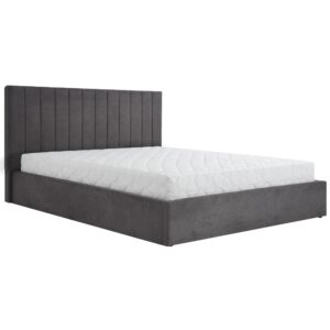 Wohnli Möbelsuche - POLSTERBETT Melvio Doppelbett 180x200 cm mit Bettkasten und und Taschenfedernmatratze 26 cm