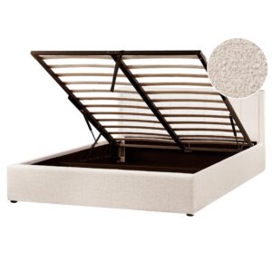 wohnli-moebel-suche-800001905061 Wohnli Möbelsuche - BETT mit Stauraum 160/200 cm Bouclé Beige Montlaur