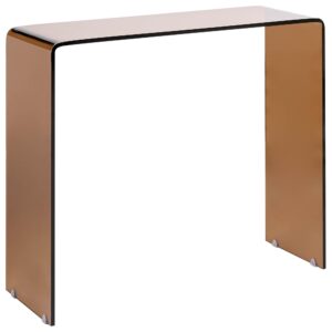 wohnli-moebel-suche-800001905125 Wohnli Möbelsuche - KONSOLENTISCH Sicherheitsglas Braun Kendall