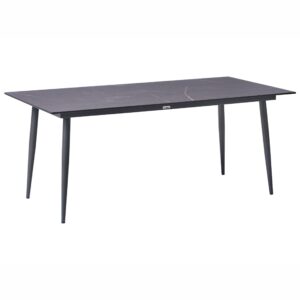 Wohnli Möbelsuche - KONFERENZTISCH 90/180 cm Grauer Marmor Tolentino