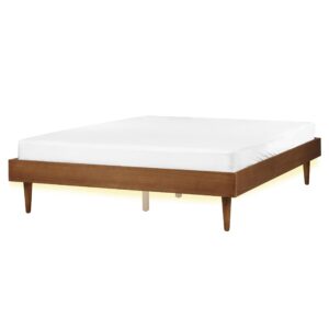 wohnli-moebel-suche-800001905289 Wohnli Möbelsuche - BETT mit LED 160/200 cm MDF-Platte Braun Toucy
