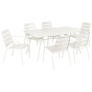 wohnli-moebel-suche-800001905490 Wohnli Möbelsuche - GARTENMÖBEL-SET 6-Sitzer Hellbeige Metall Terenzo