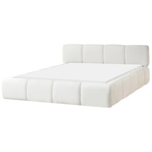 wohnli-moebel-suche-800001905624 Wohnli Möbelsuche - BETT mit Lattenrost 160/200 cm Stoff Cremeweiß Orville