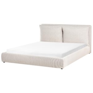 wohnli-moebel-suche-800001905864 Wohnli Möbelsuche - BETT mit Lattenrost 180/200 cm Stoff Beige Bajonna