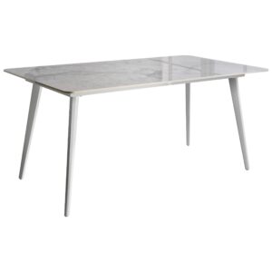 wohnli-moebel-suche-800001905968 Wohnli Möbelsuche - GARTENTISCH 160/90 cm Stein Weißer Marmor Rodallo