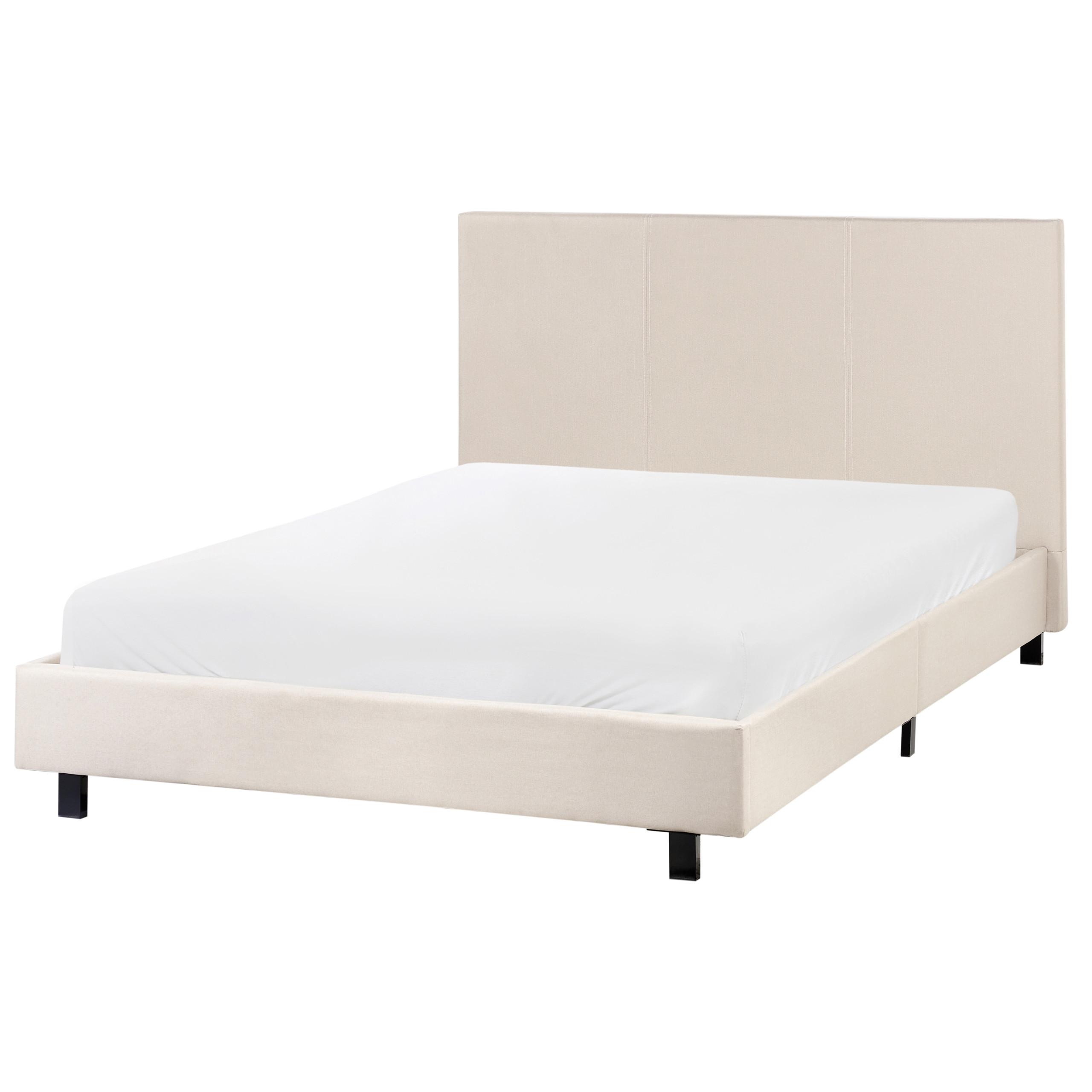 wohnli-moebel-suche-800001906164 Wohnli Möbelsuche - BETT mit Lattenrost 120/200 cm Stoff Beige Albi