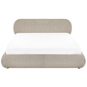 wohnli-moebel-suche-800001906305-1 BETT mit Stauraum 180/200 cm Stoff Taupe Campan Textil Beliani Möbel > Betten Taupe