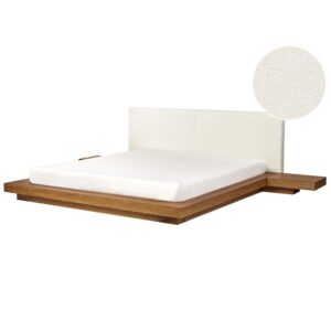 wohnli-moebel-suche-800001906361 Wohnli Möbelsuche - BETT mit Lattenrost 180/200 cm MDF-Platte Hellbraun Zen