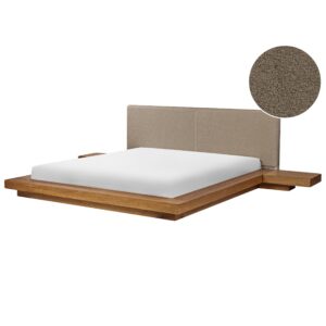 wohnli-moebel-suche-800001906364 Wohnli Möbelsuche - BETT mit Lattenrost 180/200 cm MDF-Platte Hellbraun Zen