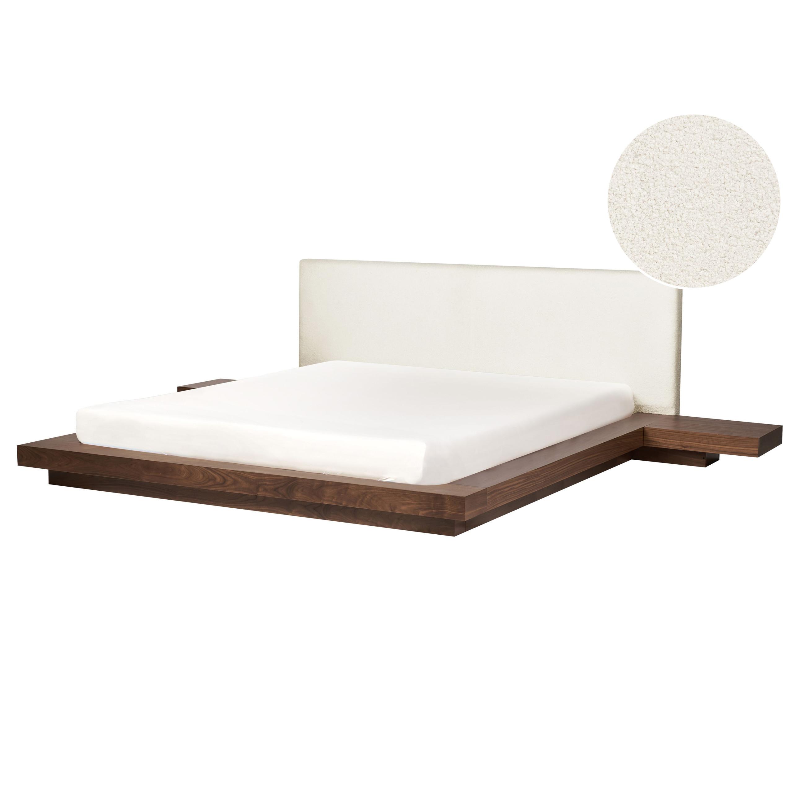 wohnli-moebel-suche-800001906366 Wohnli Möbelsuche - BETT mit Lattenrost 180/200 cm MDF-Platte Braun Zen