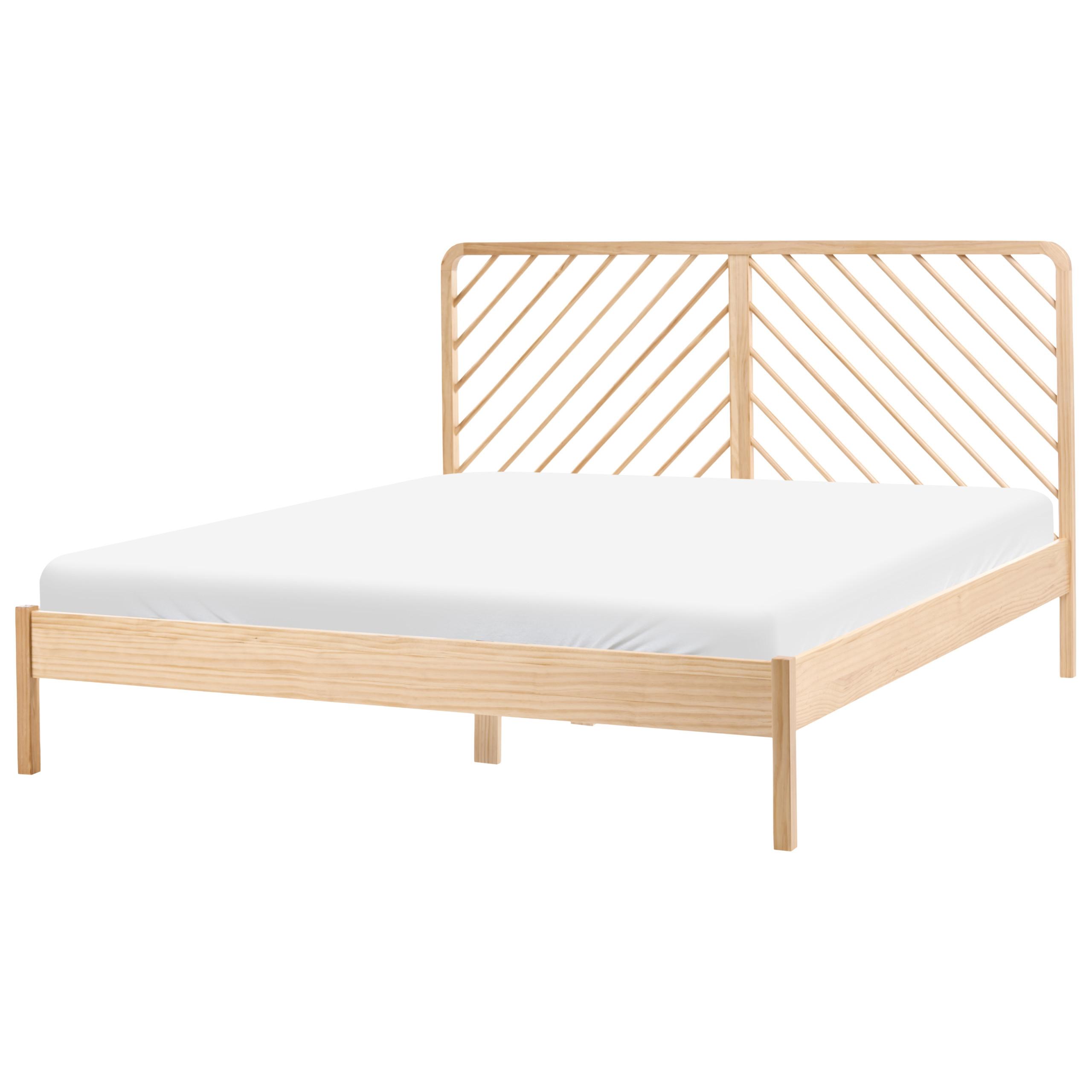 wohnli-moebel-suche-800001906510 Wohnli Möbelsuche - BETT mit Lattenrost 180/200 cm Kiefernholz Hellbraun Sephos