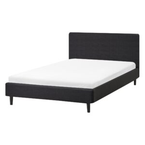 wohnli-moebel-suche-800001906748 Wohnli Möbelsuche - BETT mit Lattenrost 120/200 cm Stoff Schwarz Fitou