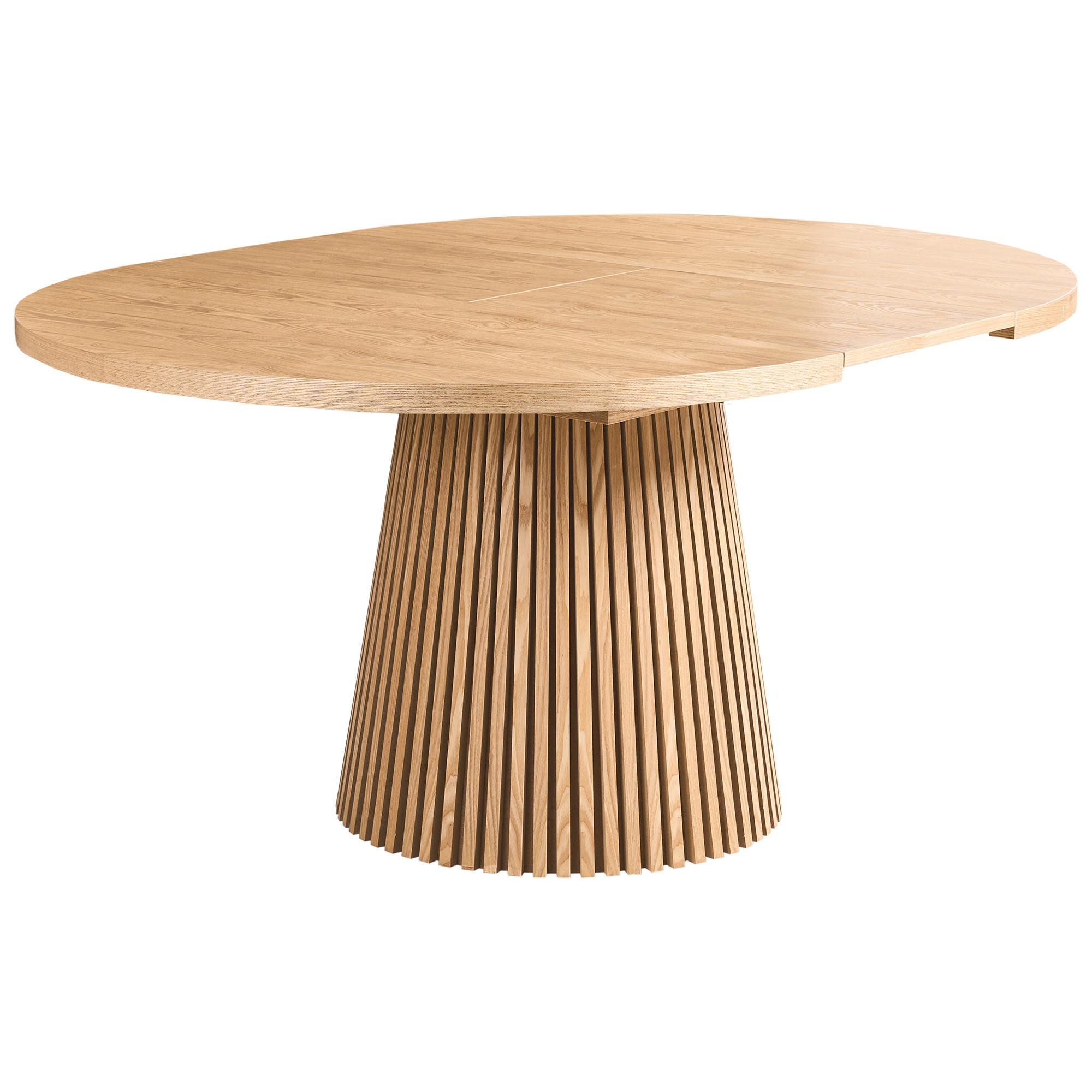 Wohnli Möbelsuche - ESSTISCH ausziehbar Helle Esche 120-160/120 cm Moore
