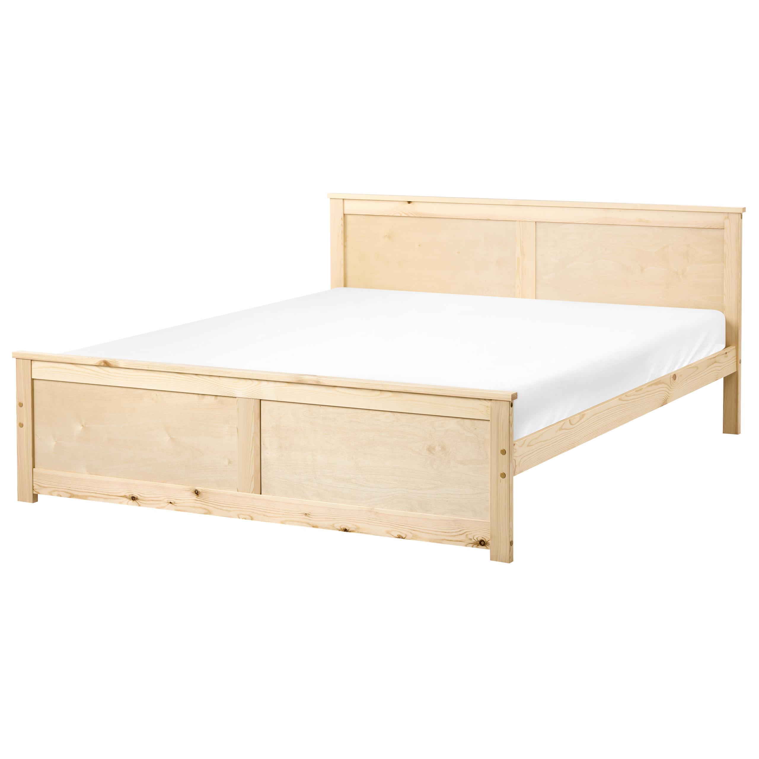 wohnli-moebel-suche-800001907056 Wohnli Möbelsuche - BETT mit Lattenrost 160/200 cm Kiefernholz Hellbraun Dauphin