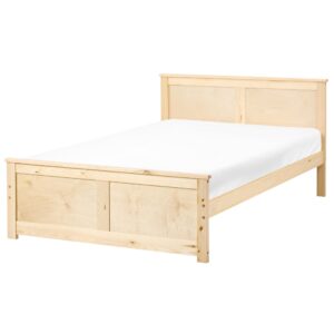wohnli-moebel-suche-800001907061 Wohnli Möbelsuche - BETT mit Lattenrost 120/200 cm Kiefernholz Hellbraun Dauphin