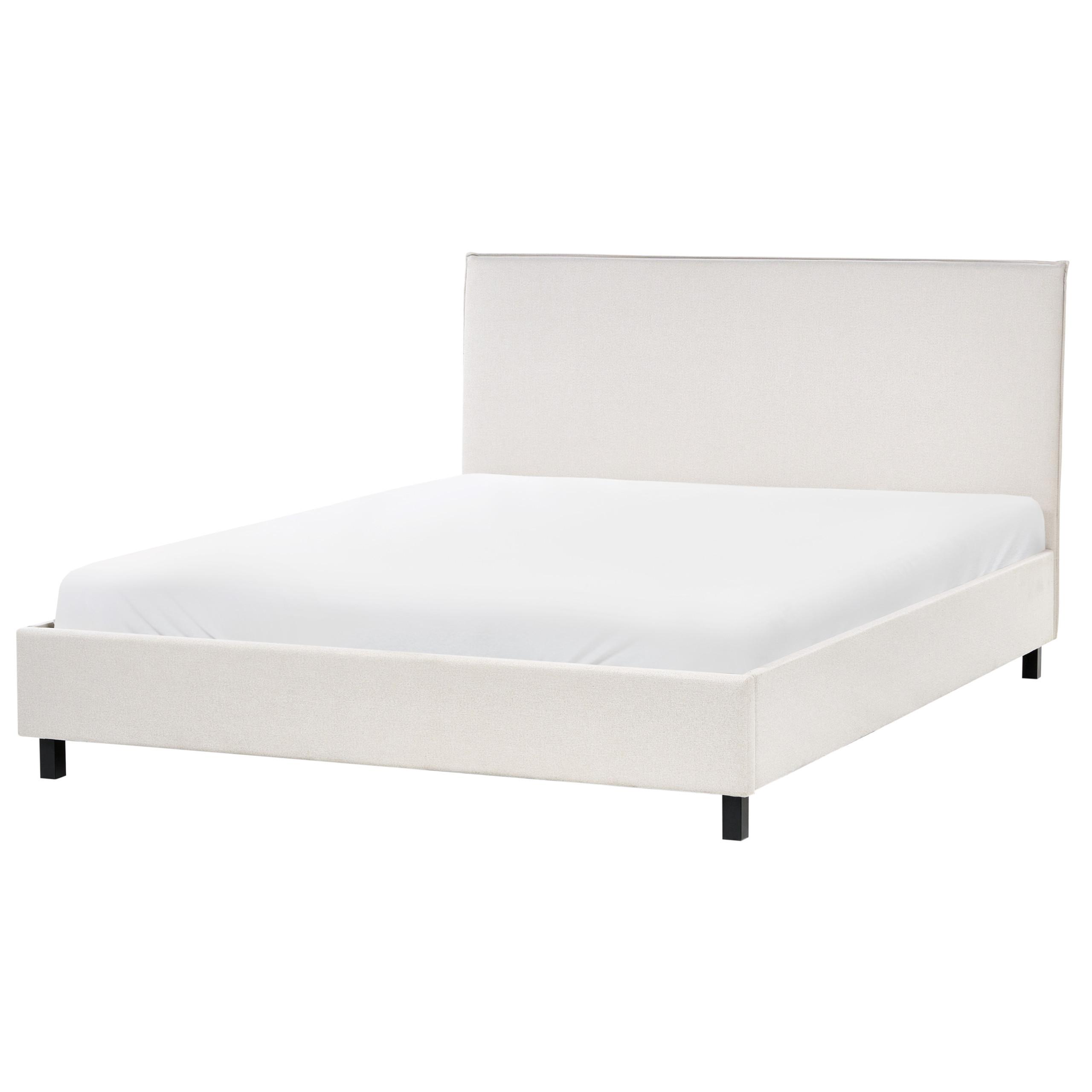 wohnli-moebel-suche-800001907586 Wohnli Möbelsuche - BETT mit Lattenrost 160/200 cm Stoff Beige Sennez
