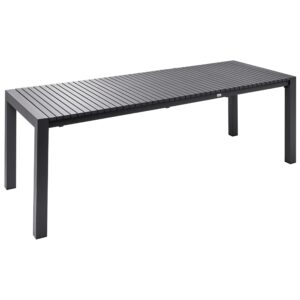 wohnli-moebel-suche-800001907613 Wohnli Möbelsuche - GARTENTISCH Ausziehbar 160/220/90 cm Metall Dunkelgrau Ardesio