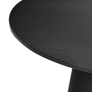 wohnli-moebel-suche-800001907832-1 ESSTISCH Schwarz 120/120 cm Oyen Holzwerkstoff Beliani Möbel > Tische > Esstische Schwarz