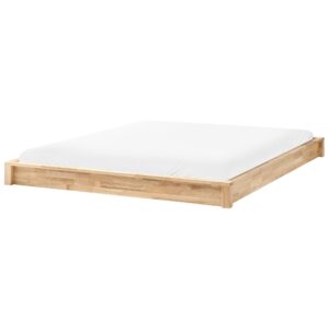wohnli-moebel-suche-800001907868 Wohnli Möbelsuche - BETT ohne Kopfteil 160/200 cm Gummibaumholz Hellbraun Antras