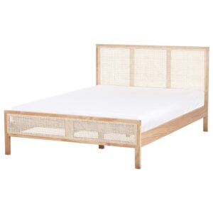 wohnli-moebel-suche-800001907999 Wohnli Möbelsuche - BETT mit Lattenrost 140/200 cm Kiefernholz Hellbraun Salernas
