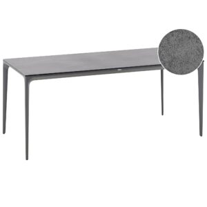 wohnli-moebel-suche-800001908012 Wohnli Möbelsuche - GARTENTISCH 180/90 cm Steinoptik Dunkelgrau Sovareto