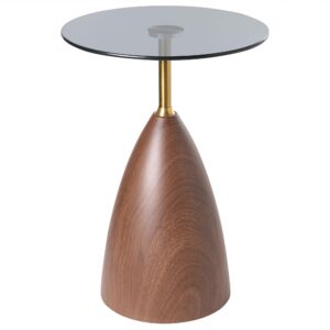 wohnli-moebel-suche-800001908043 Wohnli Möbelsuche - BEISTELLTISCH Sicherheitsglas Braun/Schwarz Wallis
